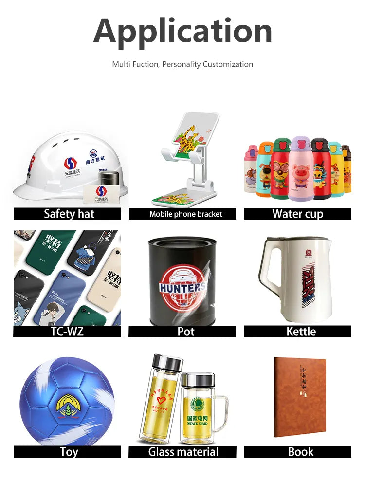 Stickers UV DTF haute résistance pour surfaces lisses