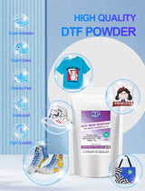 Lot de 12x Poudre TPU DTF 1kg MT-01 - Poudre de Transfert résistante au lavage à 60°C