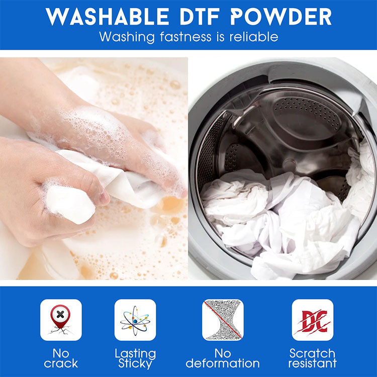 Lot de 12x Poudre TPU DTF 1kg MT-01 - Poudre de Transfert résistante au lavage à 60°C