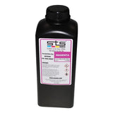 Encre magenta UV DTF STS haute opacité pour impression multicouche.